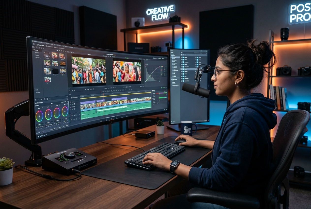 Create graphics, edit videos
