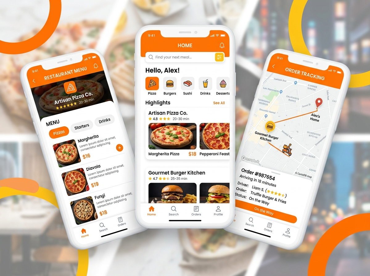 Mobile App UI UX Showcase